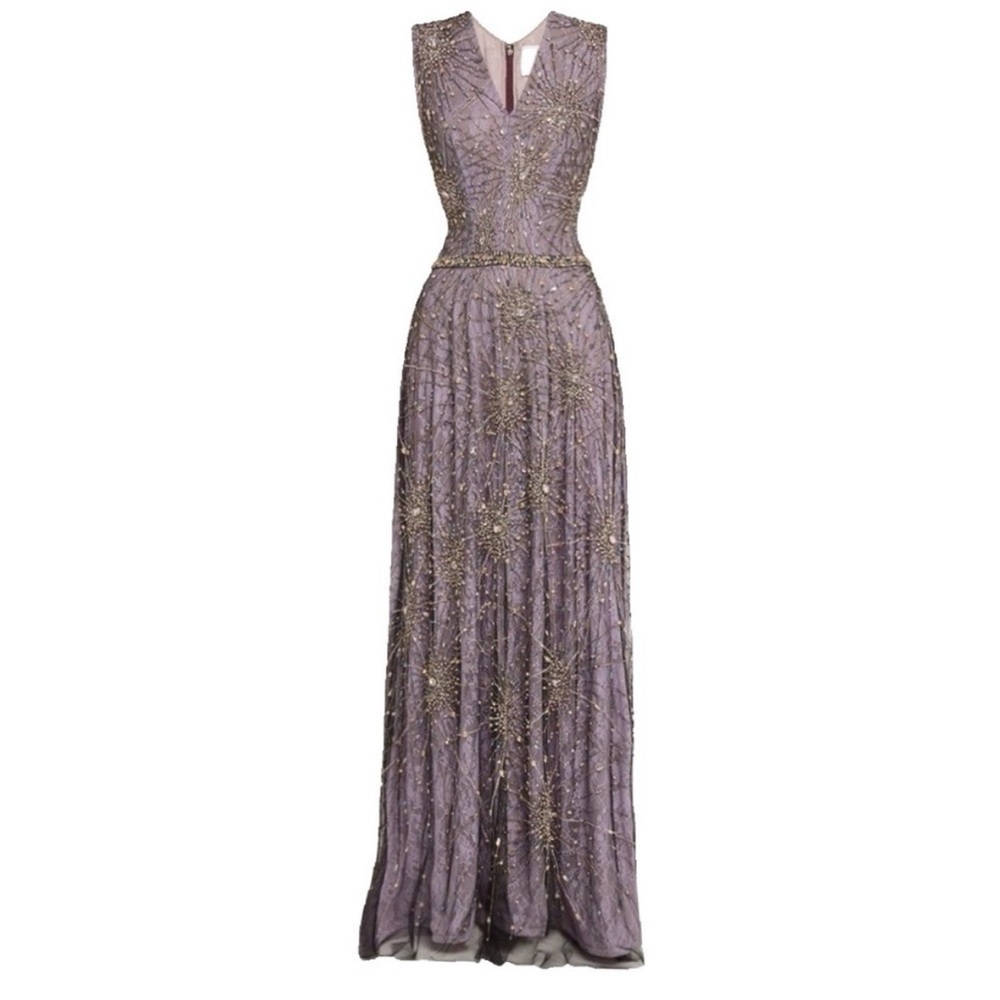 Atelier Orval Gurung beaded maxi gown
